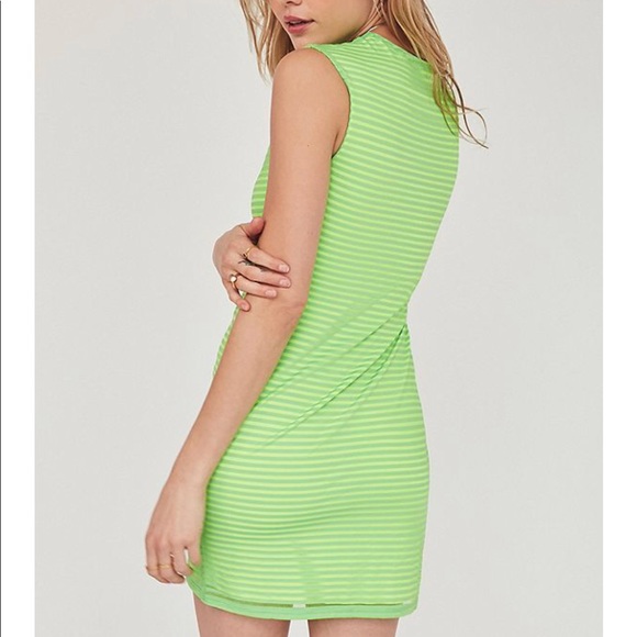 Silence + Noise Shadow Striped Muscle Tee Dress - Picture 2 of 6